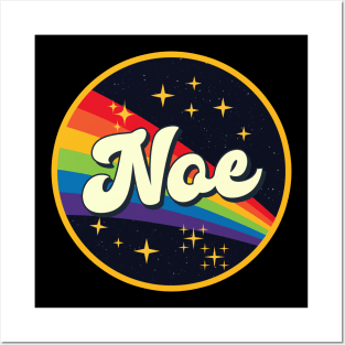 Noe // Rainbow In Space Vintage Style Posters and Art